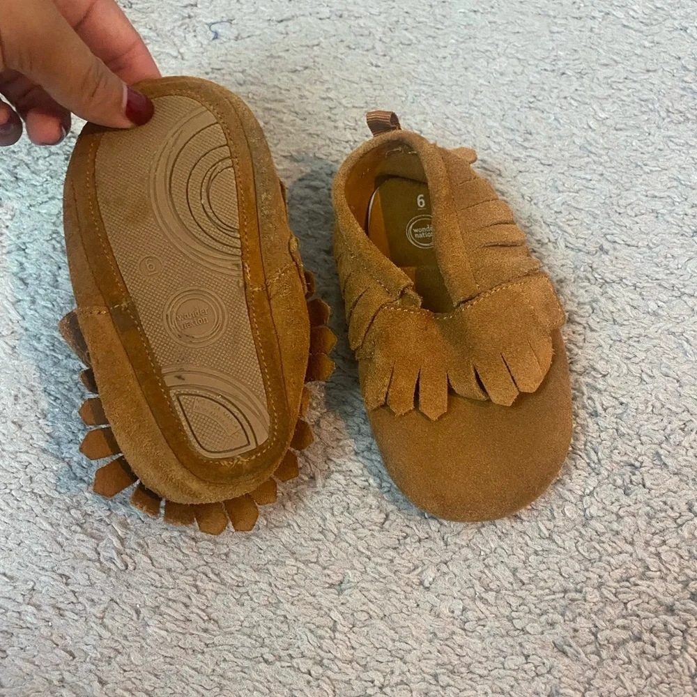 🍂Baby’s Suede Brown Moccasins